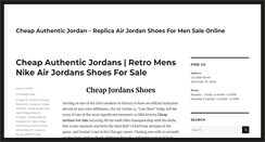 Desktop Screenshot of cheap-jordansonline.com