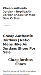 Mobile Screenshot of cheap-jordansonline.com